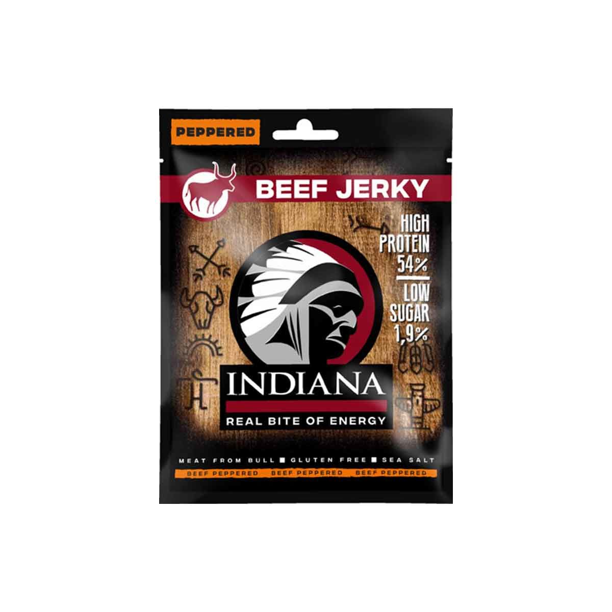Beef Jerky - Peppered dried beef - 25g