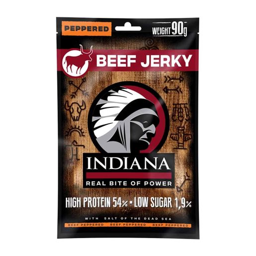 Beef Jerky - Peppered dried beef - 90g