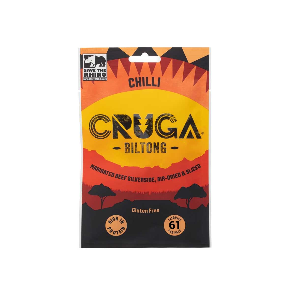 Biltong - Chili dried beef - 25g