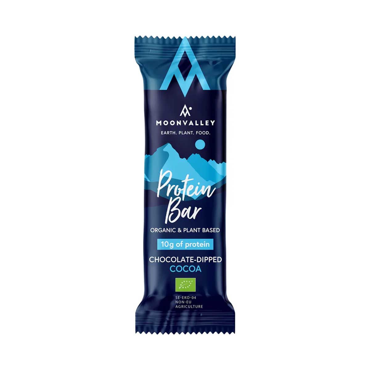 Moonvalley organic protein bar - Chocolate coated with chocolate