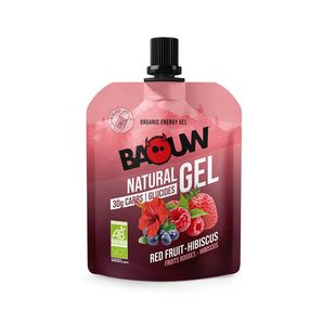 Gel énergétique bio Baouw - Fruits rouges, hibiscus