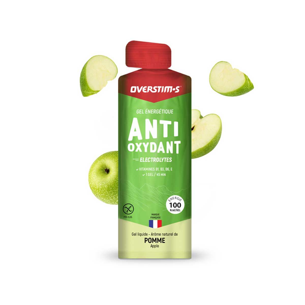 Overstim.s Antioxydant gel - Magnesium - Green apple