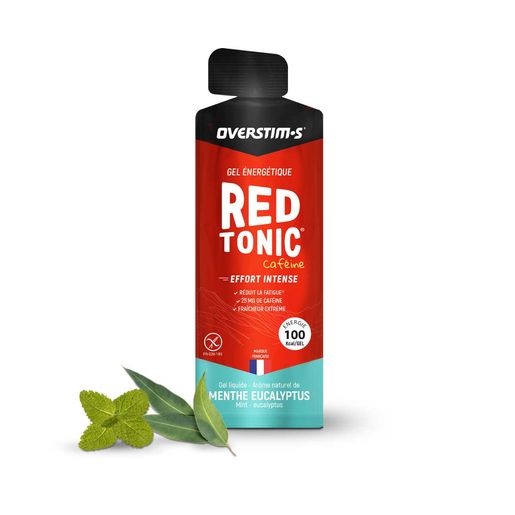 Overstim.s Red tonic gel - Intense effort - Mint, eucalyptus