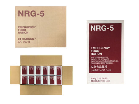24 x 500g emergency rations NRG-5 - 20 years